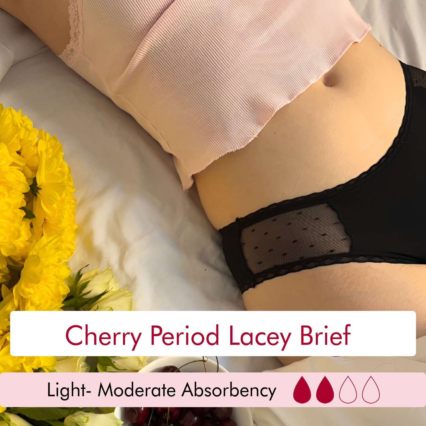 Cherry Period Lacey Brief